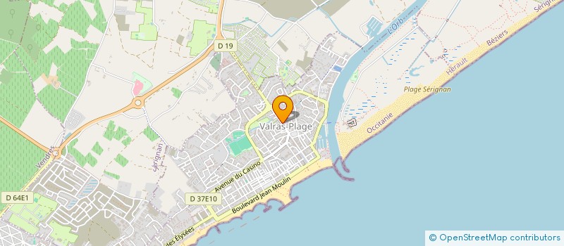 localisation de l'entreprise SCI CASTILLON  VALRAS-PLAGE