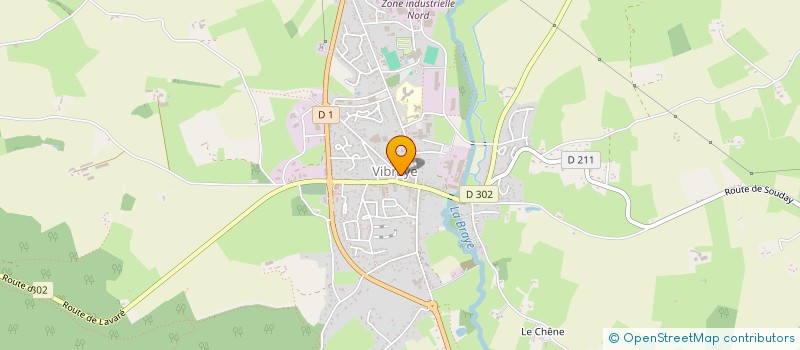 localisation de l'entreprise SCI CASTINE  VIBRAYE