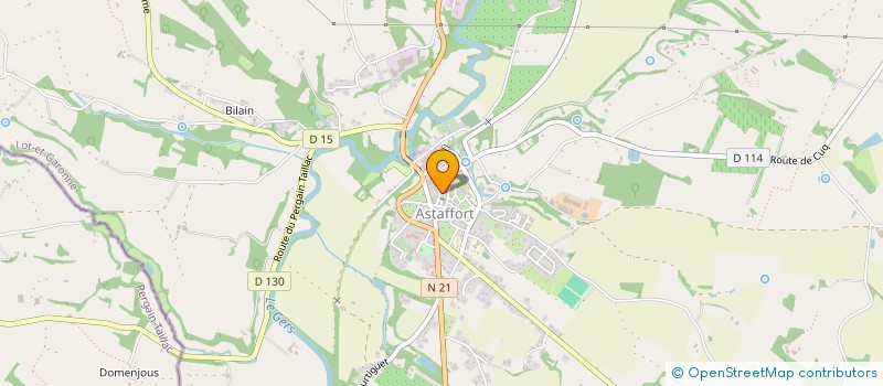 localisation de l'entreprise SCI CASTINE IMMO  ASTAFFORT