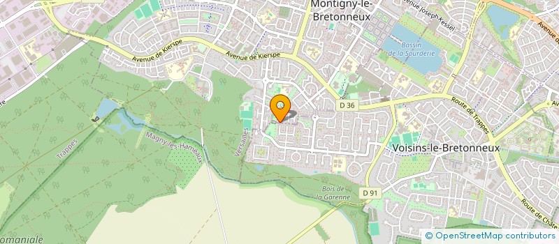 localisation de l'entreprise SCI CASTLAMB  MONTIGNY-LE-BRETONNEUX