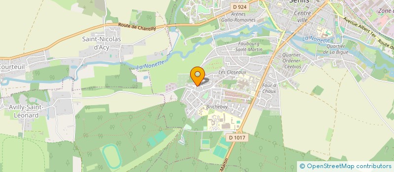 localisation de l'entreprise SCI CASTLE FAMILY  SENLIS