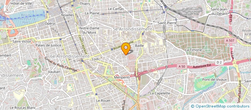 localisation de l'entreprise SCI CASTMAX à MARSEILLE