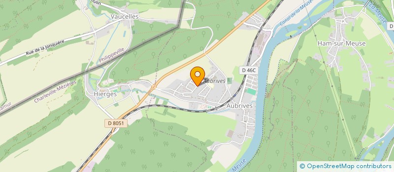 localisation de l'entreprise SCI CASTO  AUBRIVES