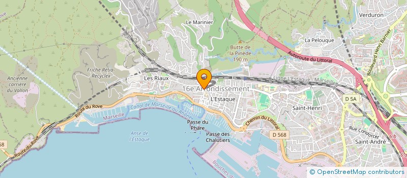 localisation de l'entreprise SCI CASTOR à MARSEILLE