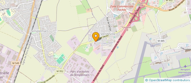 localisation de l'entreprise SCI CASTOR  VENDEVILLE