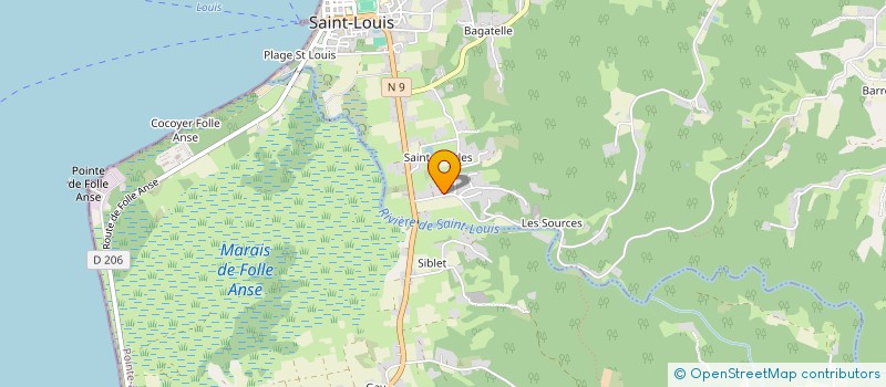 localisation de l'entreprise SCI CASTOR à SAINT-LOUIS
