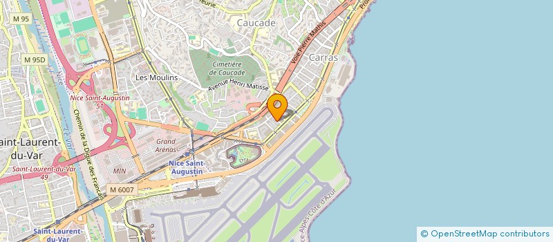 localisation de l'entreprise SCI CASTOR à NICE