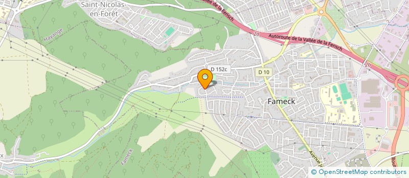 localisation de l'entreprise SCI CASTOR  FAMECK