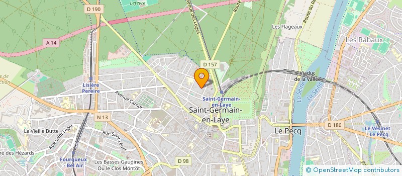 localisation de l'entreprise SCI CASTOR  SAINT-GERMAIN-EN-LAYE