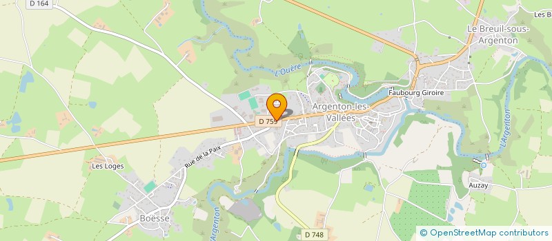 localisation de l'entreprise SCI CASTOR'EVA  ARGENTONNAY