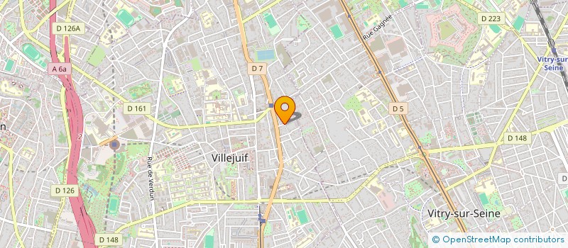 localisation de l'entreprise SCI CASTOR J à VILLEJUIF