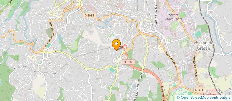 localisation de l'entreprise SCI CASTORS à GRASSE