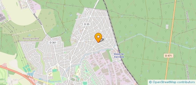 localisation de l'entreprise SCI CASTOVERA  OZOIR-LA-FERRIERE