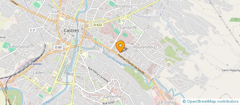 localisation de l'entreprise SCI CASTRES-BOGOTA  CASTRES