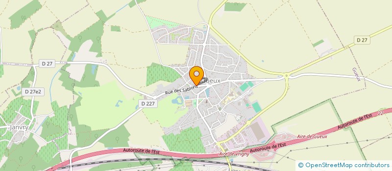 localisation de l'entreprise SCI CASTRO  GUEUX