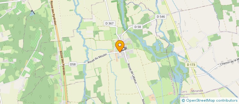 localisation de l'entreprise SCI CASTRO 8  HERES