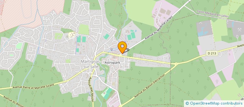 localisation de l'entreprise SCI CASTRO IMMOBILIER  MARTIGNAS-SUR-JALLE