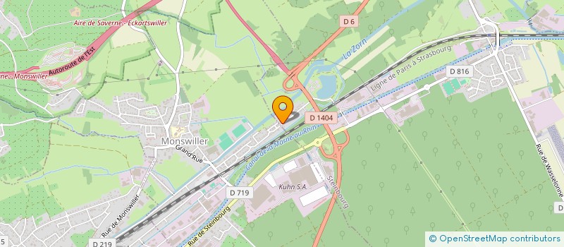 localisation de l'entreprise SCI CASTRO LESIEUR  STEINBOURG