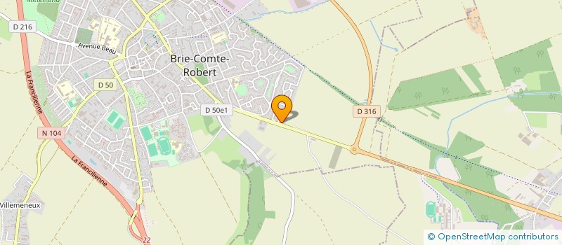 localisation de l'entreprise SCI CASYCO  BRIE-COMTE-ROBERT