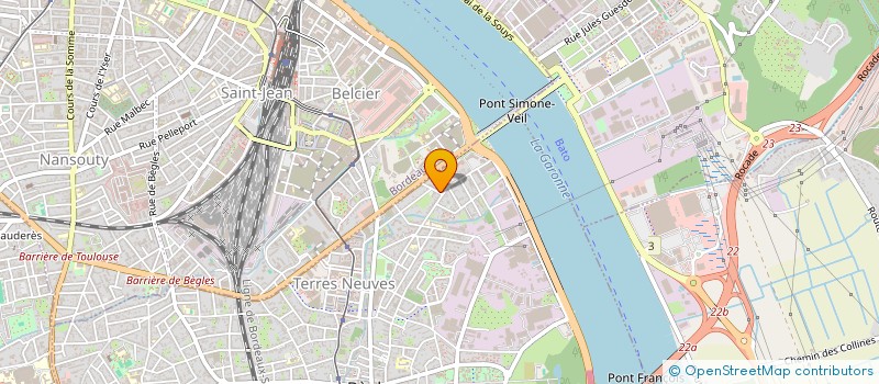 localisation de l'entreprise SCI CASYLE à BEGLES