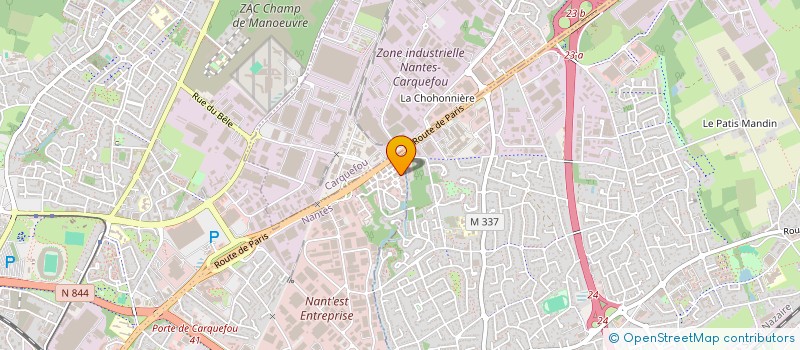 localisation de l'entreprise SCI CAT à NANTES