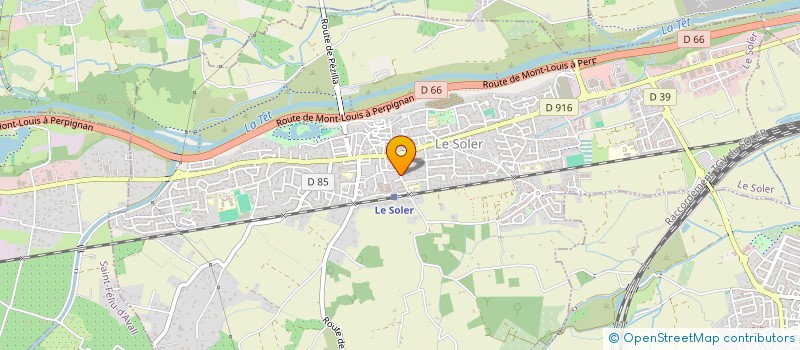 localisation de l'entreprise SCI CAT  LE SOLER