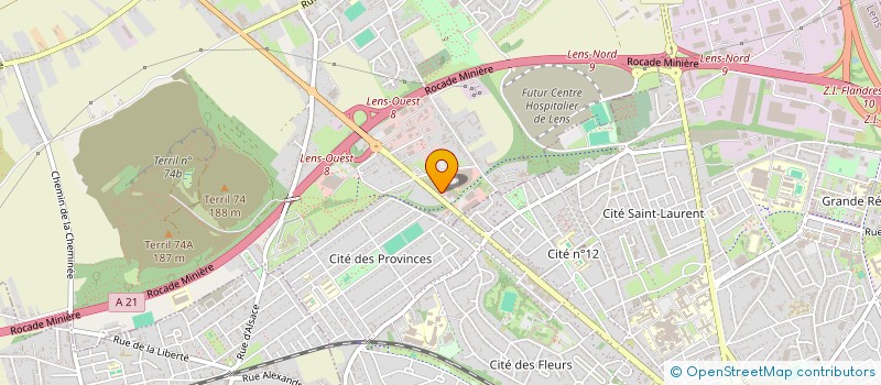 localisation de l'entreprise SCI CAT  LOOS-EN-GOHELLE