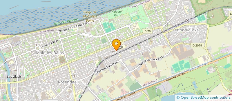 localisation de l'entreprise SCI CAT à DUNKERQUE