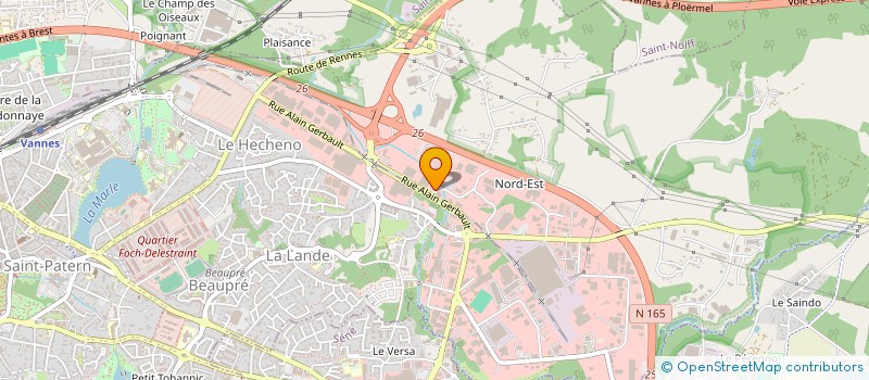 localisation de l'entreprise SCI CAT IMMO à VANNES