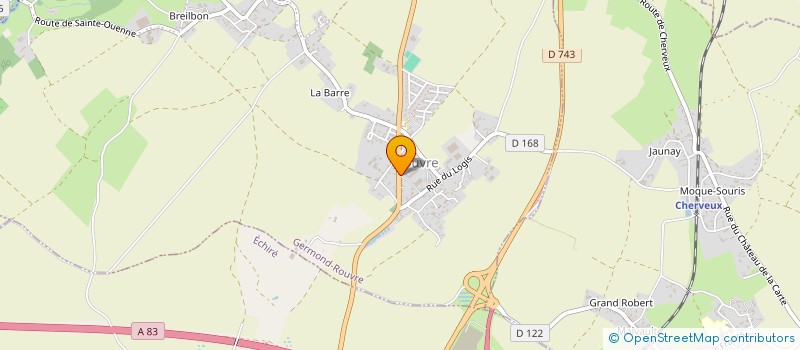 localisation de l'entreprise SCI CAT IMMO  GERMOND-ROUVRE