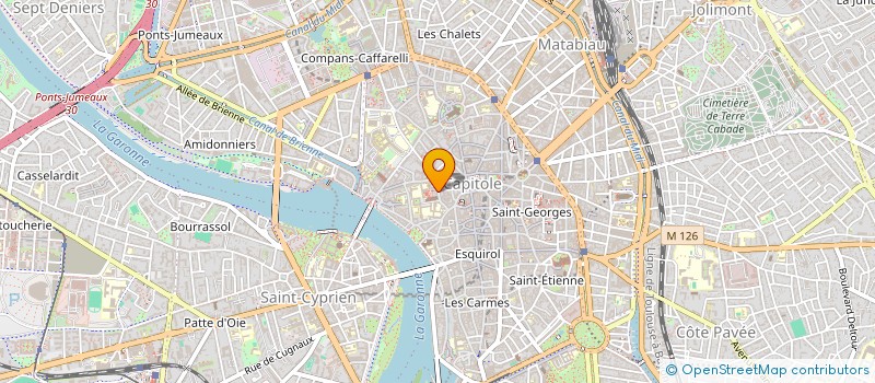 localisation de l'entreprise SCI CAT IMMO  TOULOUSE