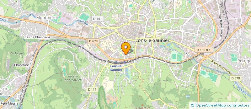 localisation de l'entreprise SCI CAT-ISIS  LONS-LE-SAUNIER