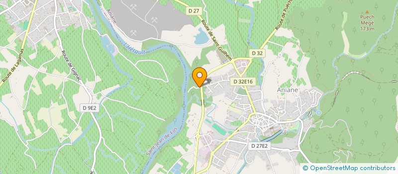 localisation de l'entreprise SCI CAT&MINI  ANIANE