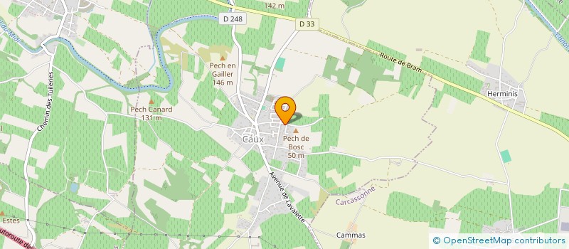 localisation de l'entreprise SCI CAT'OCC  CAUX-ET-SAUZENS