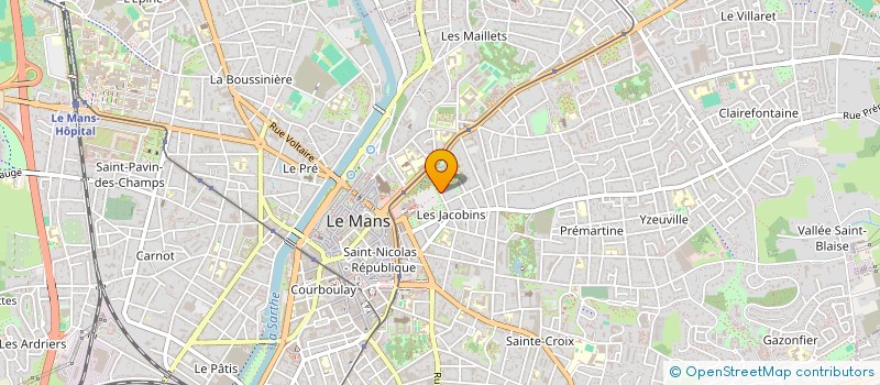 localisation de l'entreprise SCI CATABELLE à LE MANS