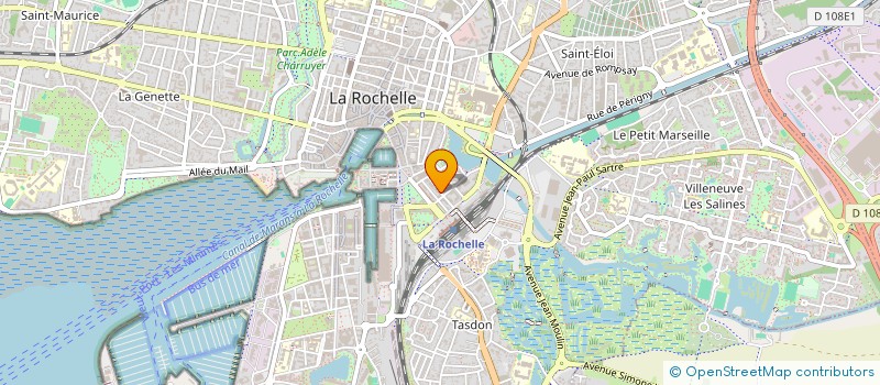 localisation de l'entreprise SCI CATAL  LA ROCHELLE