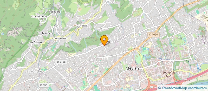 localisation de l'entreprise SCI CATAL  CORENC