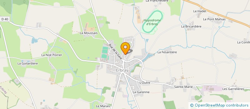 localisation de l'entreprise SCI CATALA à CHATEAUBRIANT