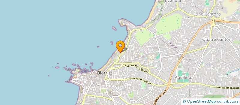 localisation de l'entreprise SCI CATALA à BIARRITZ