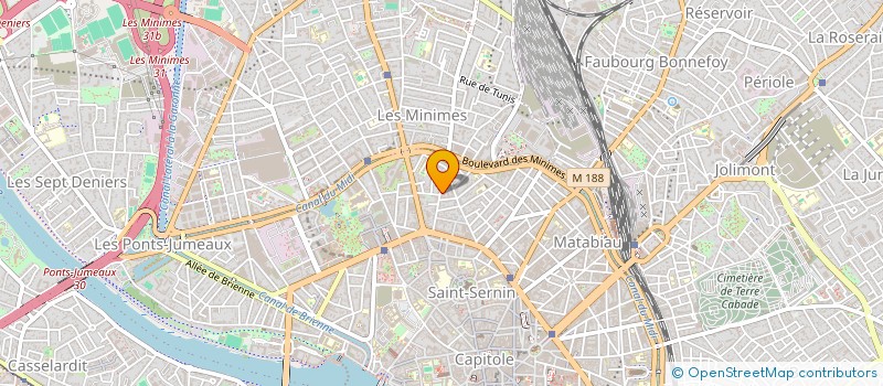 localisation de l'entreprise SCI CATALA à TOULOUSE