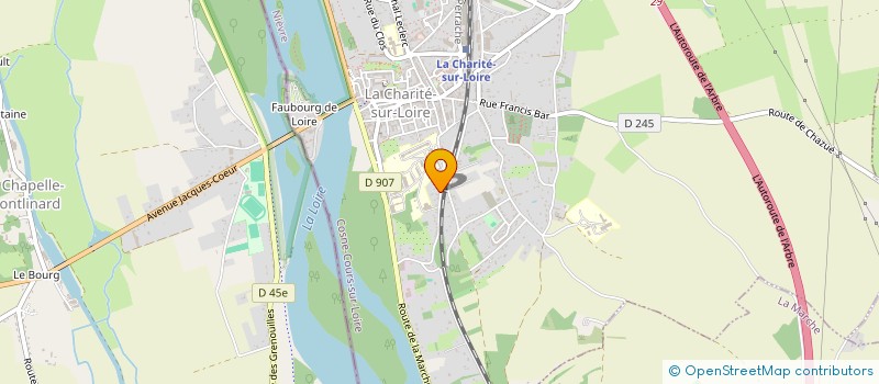 localisation de l'entreprise SCI CATALA NIVERNAIS  LA CHARITE-SUR-LOIRE