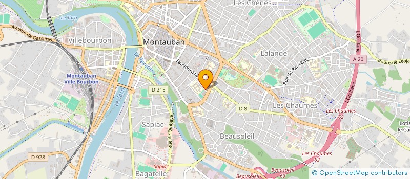 localisation de l'entreprise SCI CATALAGUNA  MONTAUBAN