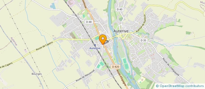 localisation de l'entreprise SCI CATALANE  AUTERIVE