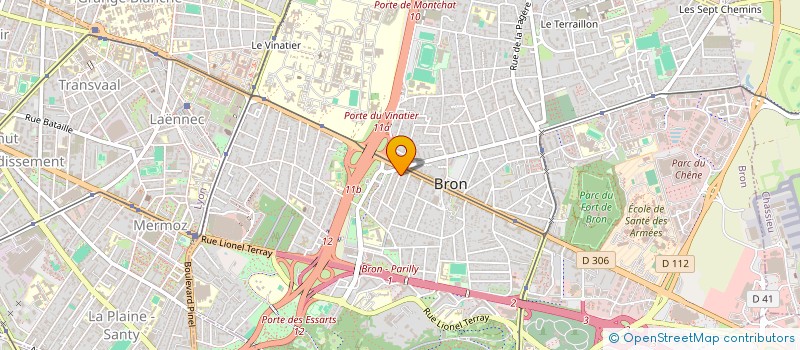 localisation de l'entreprise SCI CATALDO  BRON