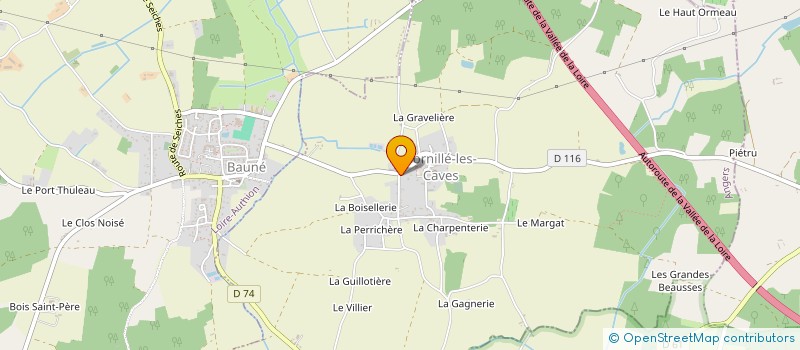 localisation de l'entreprise SCI CATALEYA  LOIRE-AUTHION