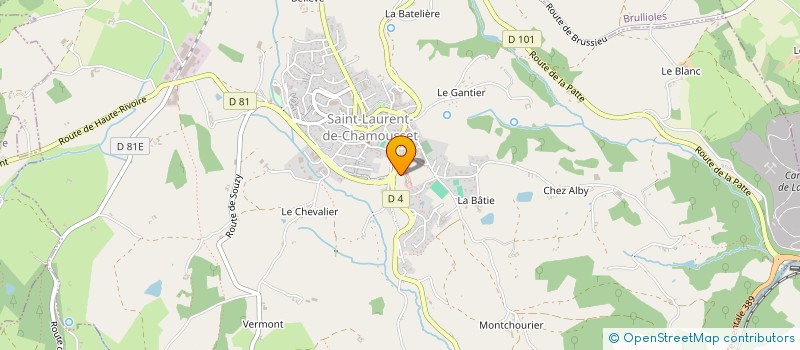 localisation de l'entreprise SCI CATALINA  SAINT-LAURENT-DE-CHAMOUSSET