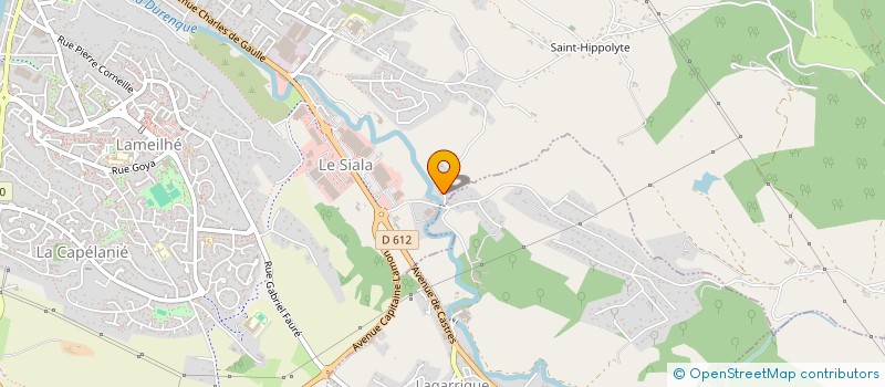 localisation de l'entreprise SCI CATALINA  CASTRES