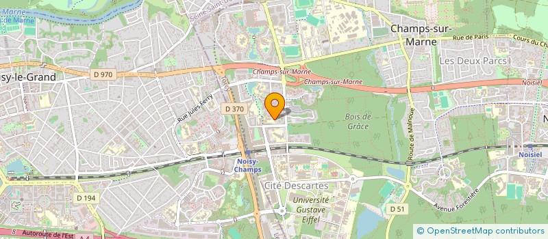 localisation de l'entreprise SCI CATALLYS  CHAMPS-SUR-MARNE