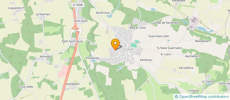 localisation de l'entreprise SCI CATALPA  CALAN