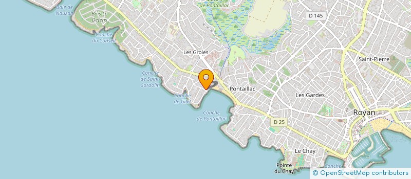 localisation de l'entreprise SCI CATALPA DE LA PLAGE  VAUX-SUR-MER